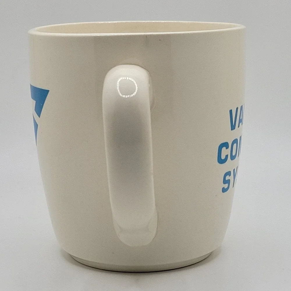 Vintage 80s Vantage Computer Systems Advertising Mug USA Retro Tech Officecore‎